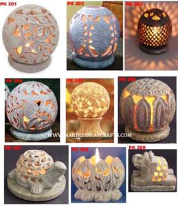 Handmade Round Shape Natural Soapstone Carving Round Shape <b>Tea</b> Light <b>Candle</b> <b>Holder</b> For Decoration Handmade Design Gifts Items - Product Image 3