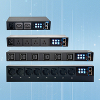 YESEEDER ATS de 8 Puertos, Estándar Estadounidense, 15A 230V, 8ms, Interruptor de Transferencia Estática de Doble Entrada, Uso Industrial, Control Remoto, Protocolos de Red
