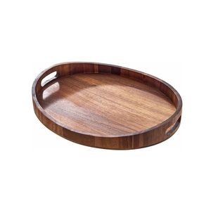 Trending Design <b>Rustic</b> Wooden Serving Tray With Vintage Appearance For Farmhouse Kitchen And <b>Coffee</b> <b>Table</b> Decoration - Product Image 1
