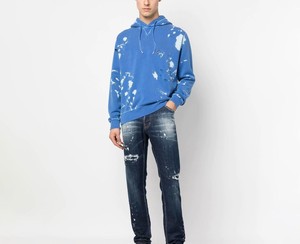 Nouveauté : Sweat-shirts pour hommes effet usé en polyester et coton, vêtements de mode, design et logo personnalisés, streetwear respirant, pull-over - Product Image 5