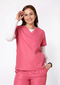 Uniforme Médico de Moda para Enfermeras y Doctoras, Manga Corta y Larga, Antiarrugas, Impermeable, Uniformes de Enfermería para Mujer - Product Image 3