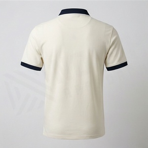 เสื้อโปโลผู้ชายผ้าฝ้ายคอตั้ง แขนสั้น ลายทางลำลอง สำหรับฤดูร้อน  รับสั่งทำสีพิเศษ ไซส์ใหญ่พิเศษ - Product Image 2