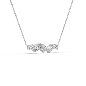 LUXESHINE Lab Grown Diamond Engagement <b>Pendant</b> 2.70 Carat Oval Brilliant Cut 14K <b>Solid</b> <b>Gold</b> Women's Luxury Jewelry IGI Certified - Product Image 1