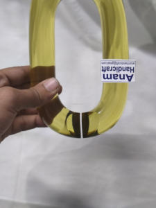 Accents muraux en chaîne acrylique moderne personnalisés, faits à la main, en résine ornementale moderne, suspendus pour la décoration de la maison, prêts pour le festival Diwali - Product Image 3