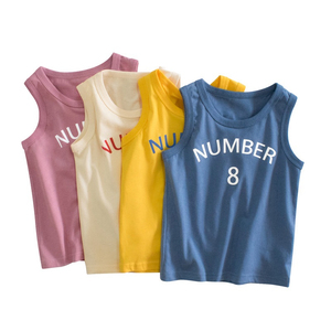 เสื้อกล้ามถักสีตามสั่งสำหรับผู้ชาย 27 ตัว คอวี สไตล์ลำลอง สตรีทแวร์ พิมพ์ลายหมายเลข 8 ด้านหน้า ด้วยเทคนิคการพิมพ์แบบรีดร้อน ระบายอากาศได้ดี - Product Image 2