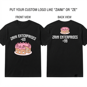 Camiseta de Manga Corta con Cuello Redondo para Hombre, 270 g/m², Algodón Peinado, Antiarrugas, Logotipo Personalizado Impreso en Serigrafía, Estilo Casual - Product Image 1