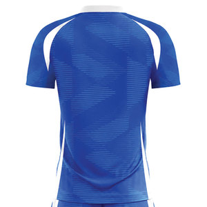 Uniformes de Fútbol para Equipos en Azul, Tallas para Hombres, Mujeres y Jóvenes, Ropa Deportiva Ligera de Secado Rápido para Entrenamiento, Venta al Por Mayor para Hombres - Product Image 4