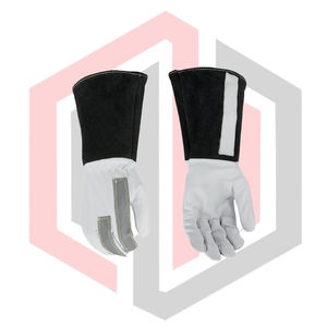 Guantes de Soldadura TIG de Piel de Cabra, con Puño Largo, Alta Calidad, para Trabajo Diario, Protección Contra Incendios, OEM, 16 Pulgadas, Anti-Calor, Sin Silicona - Product Image 3