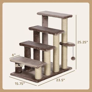 Tiragraffi in Legno per Gatti: L'Albero Gioco Perfetto per le Esigenze di Masticazione e Arrampicata del Tuo Amico Felino - Product Image 2