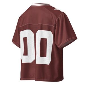 Camiseta Personalizada de Estilo Retro Americano Vintage con Malla Clásica de Béisbol y Fútbol Americano para Hombre, Camisetas de Fútbol Francesas - Product Image 1