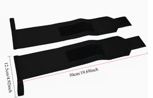 Attelle de poignet réglable légère en néoprène avec fermeture auto-agrippante – Protection professionnelle pour l'entraînement de force et l'haltérophilie - Product Image 5