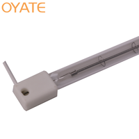 Lampe chauffante infrarouge à quartz 960 mm 230 V 1500 W pour machine de soufflage semi-automatique