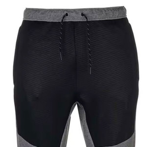 Pantalon de survêtement pour homme, color-block, design épissé, taille élastique, fermeture à cordon, respirant, décontracté, pour l'automne - Product Image 2