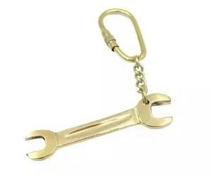 Porte-clés en laiton de luxe |   Porte-clés en métal gravé sur mesure pour la promotion de la marque - Product Image 5