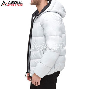 Trendy <b>Men</b> Puffer Winter <b>Jacket</b> <b>Lightweight</b> Durable Material Warm Design Perfect <b>For</b> Winter Daily Wear Street Fashion - Product Image 3