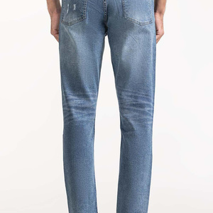Blue Wash Denim Jeans for <b>Men</b> Casual Fashion Wear <b>Men</b> <b>Stretch</b> Denim Jeans Slim Fit Comfortable Pants - Product Image 4