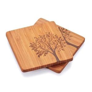 1 Pieza de Posavasos de Madera TIMELESS CRAFT, Estilo Chino Nuevo, Duradero, Antideslizante, Aislante, Resistente al Calor, para Tazas de Té en el Hogar - Product Image 3