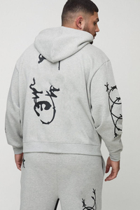 Nuevo Conjunto Deportivo Informal con Capucha para Hombre 2026, Diseño Único 2 en 1, Mezcla de Poliéster/Algodón, Ligero, Tallas Grandes, Venta al Por Mayor - Product Image 3