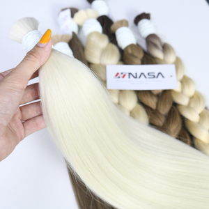 Extensiones de cabello a granel Producto de Venta caliente 2025 Color Rubio Alta calidad Super Double Drawn - Product Image 1