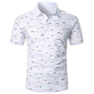 Polo pour homme grande taille en coton Dry Fit, logo personnalisé imprimé, couleur unie, vente en gros, vêtements OEM ODM - Product Image 1