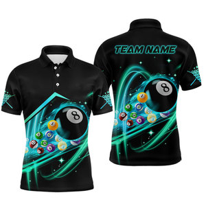 Camiseta Deportiva de Billar Duradera, Talla Grande, Manga Corta, Secado Rápido, Transpirable, para Equipo de Snooker, Producción al por Mayor - Product Image 1