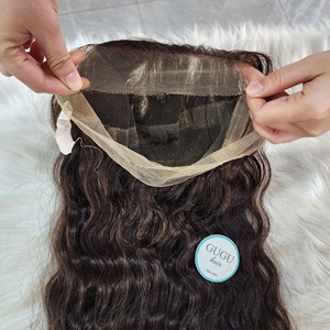 24 Inches Glueless Lace Front <b>Wig</b> Full lace <b>Deep</b> <b>wave</b> Double Drawn Virgin Raw Vietnamese Mixed <b>Deep</b> <b>Wave</b> HD - Product Image 5