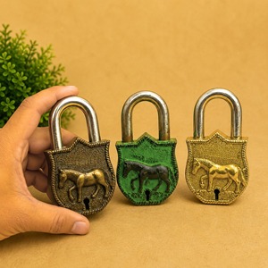 Candado de latón y acero con forma de caballo, con tecnología de bloqueo avanzada y candado duradero de alta calidad para una protección máxima. - Product Image 3