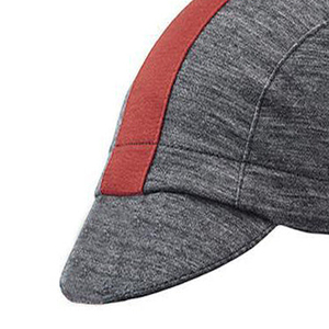 Gorra de Ciclismo Transpirable de Poliéster, 5 Paneles, Gris con Franja Roja, Protección Solar, Gorra Deportiva para Adultos, Uso en Exteriores, Primavera-Verano 2026 - Product Image 3