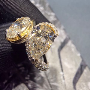 Anillo de Diamantes con Engaste de Oro Amarillo Sólido de 10k de Primera Calidad, Certificado por IGI, para Uso Diario y Ocasiones Especiales - Product Image 4