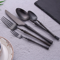 Ensemble de couverts de luxe vintage haut de gamme pour cuisine, couteaux de chef à manche forgé 18/10, acier inoxydable 304, écologique et durable
