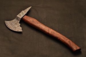 Hacha de Estilo Artesanal de Primera Calidad para Acampar, Colección Bushcraft y Aplicaciones Decorativas, Equipo para Exteriores, Hacha Vikinga - Product Image 3