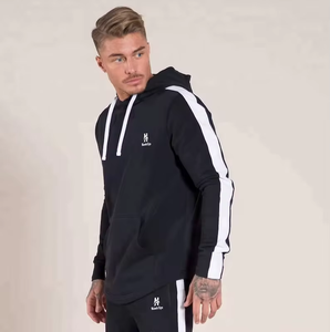 Service OEM – Survêtement d'hiver pour homme à manches longues, 100 % polyester polaire, à capuche, sportif, séchage rapide, tissu léger – Vente en gros, le meilleur - Product Image 3