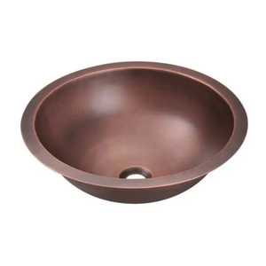 Rectangular Hammered Copper Undermount Sink Antique Bronze Kitchen Bar Prep Basin Artistic Pure Copper Vanity Bathroom Bowl - Product Image 3