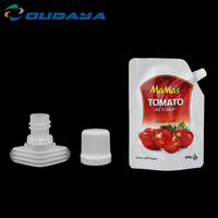 Boquilla de Succión de Plástico de 9.6mm y 12mm para Bolsas Doypack con Boquilla