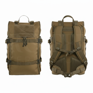 Sac à dos pour ordinateur portable de grande capacité, imperméable, en nylon personnalisé de qualité supérieure, respirant, à dos souple, multi-poches, pour les voyages en plein air - Product Image 4