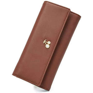 Portefeuille long pour femme en cuir PU multicolores, vente en gros à prix réduit par Standard International - Product Image 2