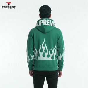 Nuevo Diseño, Sudaderas Ligeras con Estampado de Parches de Goma para Hombre, 100% Algodón, Invierno, Mejor Calidad, Precios Económicos, Hechas en Pakistán - Product Image 5