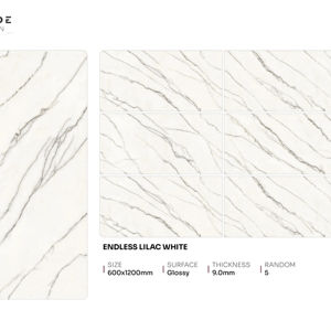 Carreaux de porcelaine brillants modernes pour l'exportation, format 600x1200, grands carreaux pour sols et murs, pour la décoration intérieure commerciale - Product Image 1