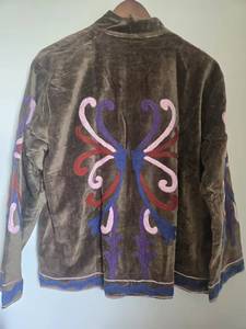 Handmade <b>Velvet</b> Jacket <b>Women</b> Quilted Floral Suzani Embroidered Winter Jacket Boho Vintage Ethnic <b>Coat</b> - Product Image 2