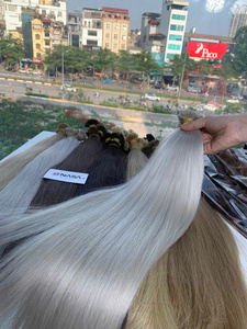 High Quality 100% Raw Virgin Vietnamese Human K-tip Super Double Drawn Soft Silky Smooth <b>Tangle</b>-Free Natural Shine Factory - Product Image 3