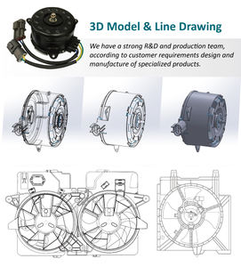 CHIN LANG, 40 Años de Experiencia como Fabricante, Motor de Ventilador de Refrigeración de 12V para Modelos 93'~97' OEM # 1671112200 CL-4183 - Product Image 5