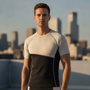 High Performance <b>Compression</b> Uniform Custom Printing BJJ Rash Guard Skinny Elastic <b>Mens</b> Gym Tracksuit Sportswear Supplier - Product Image 5