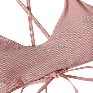 Conjunto de Bikini de 2 Piezas Estampado para Mujer al por Mayor, Traje de Baño Personalizado de Calidad Premium en Spandex/Nylon, Talla Regular, Corte Alto Frontal - Product Image 3