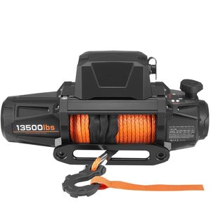 Verricello Elettrico 12V DC per Camion con Capacità di Carico di 13500 Libbre e Cavo Sintetico da 3/8 X 92 Piedi, Controllo Remoto Wireless e Cablato - Product Image 6