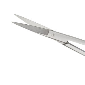 High Steel Reynolds Iris Scissors Straight 9cm Custom Design Manual Class II Single Use Surgical <b>Instruments</b> By Grip Surgical - Product Image 5