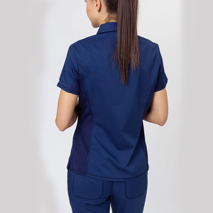 Breathable Women Sublimated Scrub Suits Anti-Fade High Durability Quick-Dry Short Sleeves Scrub Uniforms Customized - Product Image 6