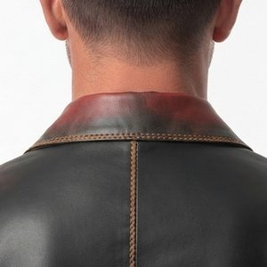 Men Fashion <b>Leather</b> <b>Blazer</b> with Button Men Pockets <b>Leather</b> <b>Blazer</b> <b>Jacket</b> Mens <b>Leather</b> Office Wear <b>Blazer</b> Coat - Product Image 5