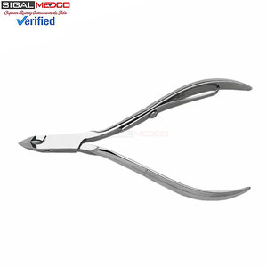 SIGAL MEDCO Customizable Silver Stainless Steel Nail Clipper OEM Reusable Ingrown Nail Clipper Podiatry Nipper Washable - Product Image 5