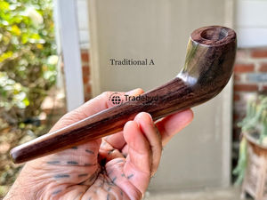 Pipa de Tabaco Tradicional de Madera Ecológica Lacada, Hecha a Mano con Madera Natural, Estilo Moderno por Tradebyd - Product Image 4
