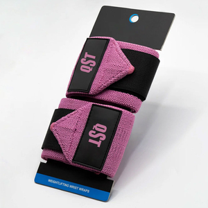 Meilleures ventes : Bandes de poignet robustes et souples pour haltérophilie, équipement d'entraînement de gym unisexe avec logo personnalisé - Product Image 5